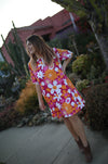 Flower Power Merokok dress in Purple