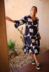 Puzzle Charlotte Dress in Navy