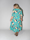 Blooming Fields Philly Dress in Teal