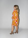Blooming Fields Merokok Dress in Mustard