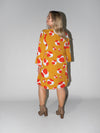 Blooming Fields Merokok Dress in Mustard