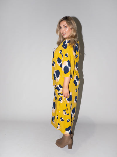 Blooming Fields Charlotte Dress in Yellow