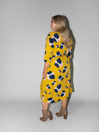 Blooming Fields Charlotte Dress in Yellow