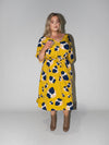 Blooming Fields Charlotte Dress in Yellow