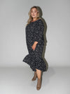 Leopard Philly Dress in Black