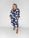Puzzle Charlotte Dress in Navy