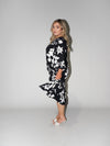 Flower Power Queen Dress in Black