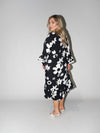 Flower Power Queen Dress in Black