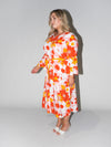 Flower Power Charlotte Dress in Pink