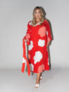 Clouds Charlotte Dress in Red