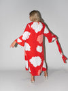 Clouds Charlotte Dress in Red