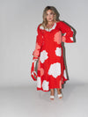 Clouds Charlotte Dress in Red