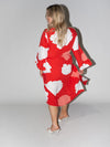 Clouds Charlotte Dress in Red