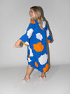 Clouds Queen Dress in Blue