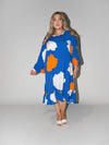 Clouds Queen Dress in Blue