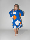 Clouds Queen Dress in Blue