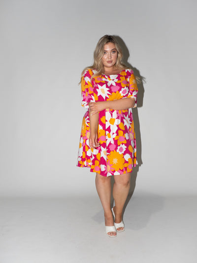 Flower Power Merokok dress in Purple