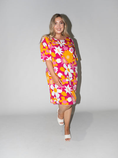 Flower Power Merokok dress in Purple