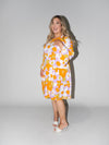 Flower Power Frill Dress in Lilac