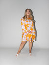 Flower Power Frill Dress in Lilac