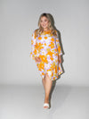 Flower Power Frill Dress in Lilac