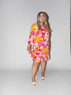 Flower Power Queen Dress in Purple
