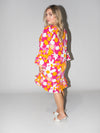 Flower Power Queen Dress in Purple