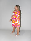 Flower Power Queen Dress in Purple
