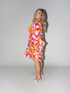 Flower Power Queen Dress in Purple