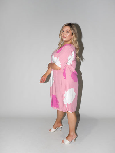 Clouds Merokok dress in Pink