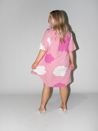 Clouds Merokok dress in Pink