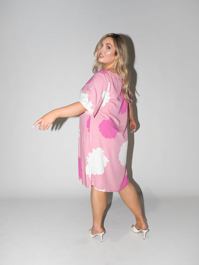 Clouds Merokok dress in Pink