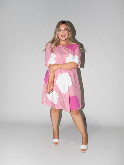 Clouds Merokok dress in Pink